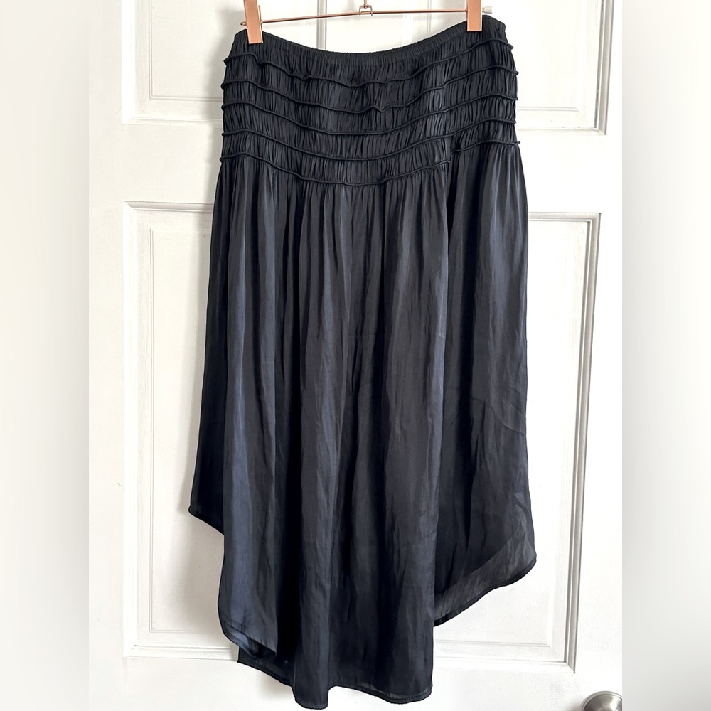 Ulla Johnson Silk Skirt with High Low Hem Size 8